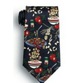 Italian Dishes Novelty Tie